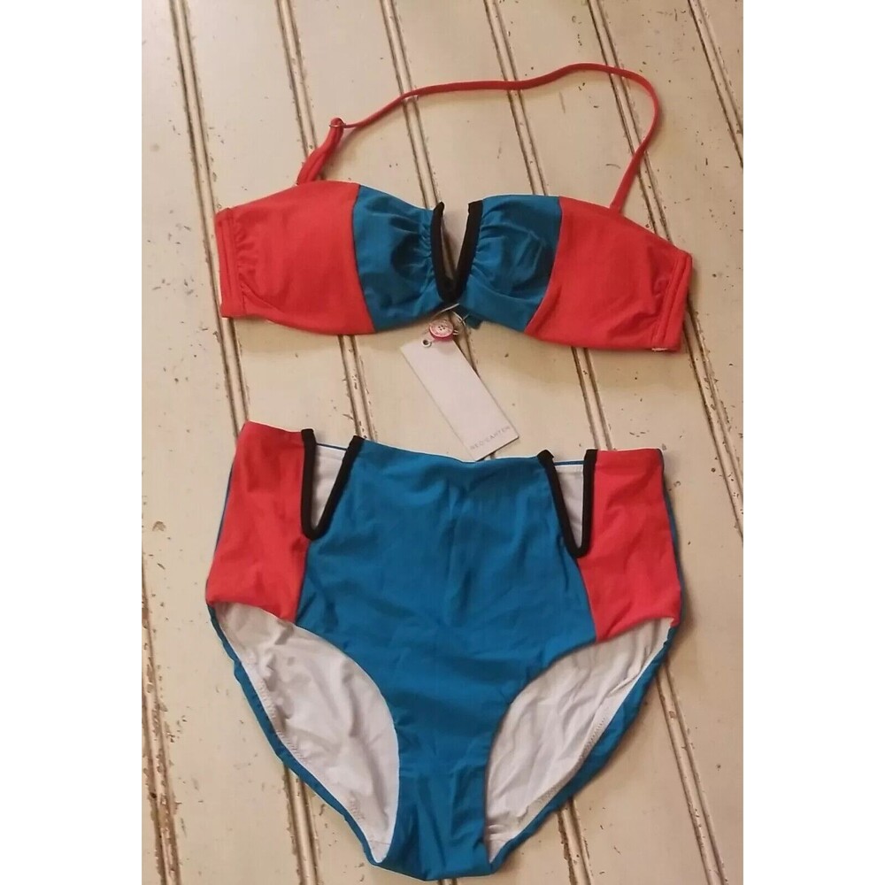 Red Carter Bikini Set Size 6